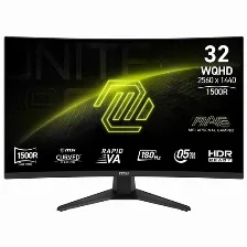Monitor Gamer Curvo Msi Mag 321cqf E18, Lcd 31.5